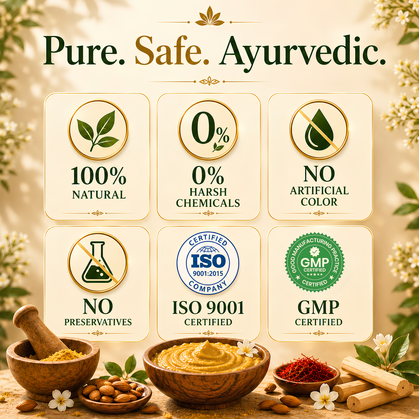 SatyaaVeda Ubtan Face Pack / Body Scrub  | De-Tan, Anti-Acne, Dark Spots Lightening, Instant Face Glow | Chemical-Free Natural Ayurvedic 200g